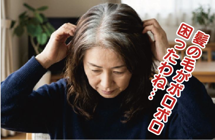 まいったわねー髪の毛がボロボロ